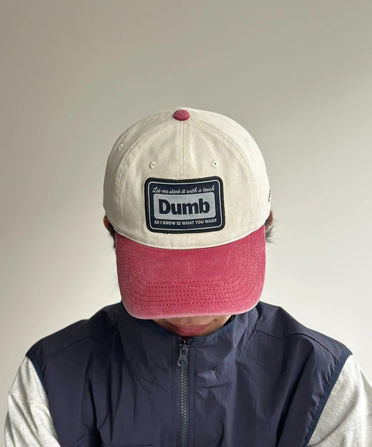 顏料染拼色棒球帽