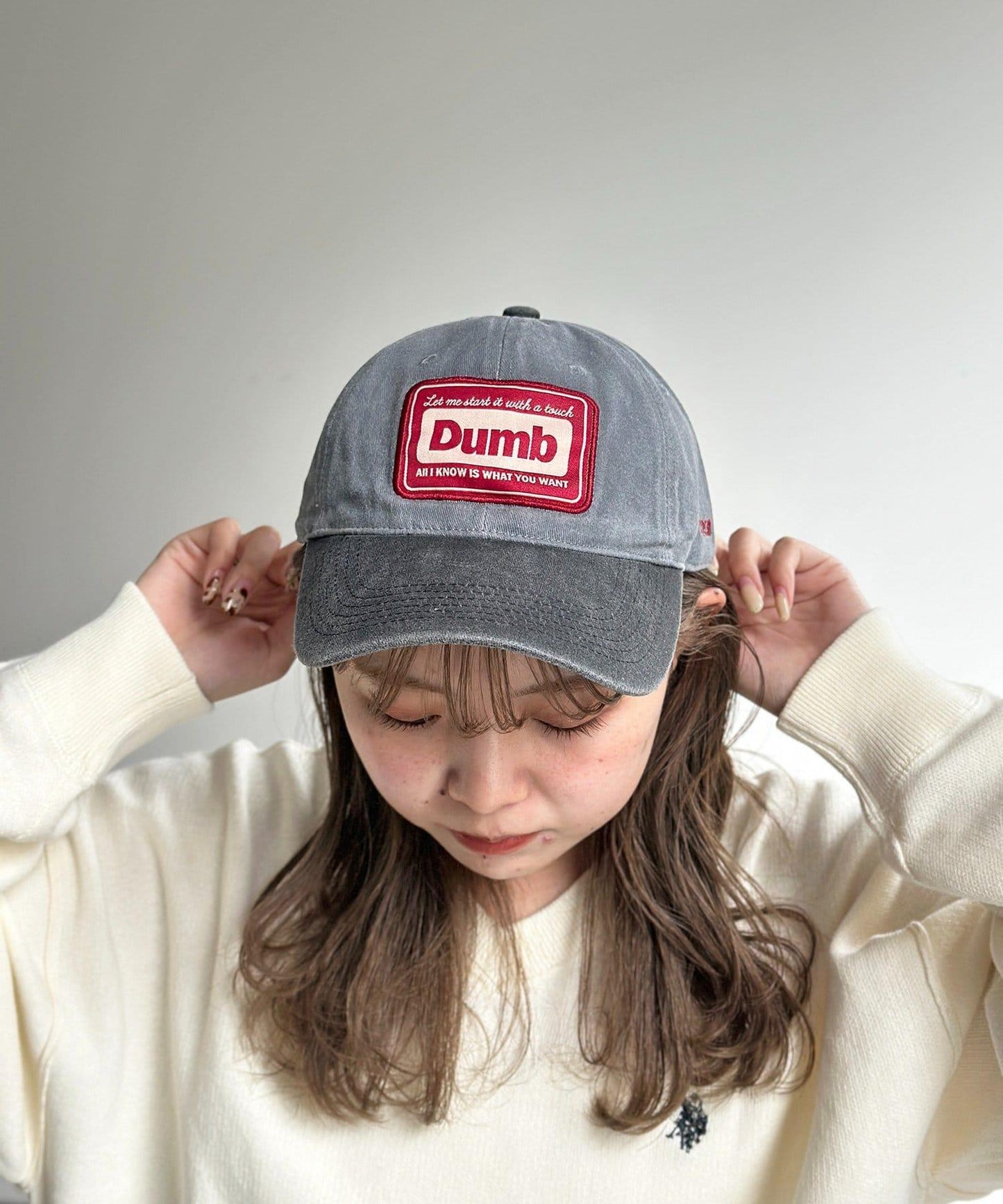 顏料染拼色棒球帽