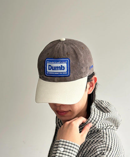 顏料染拼色棒球帽