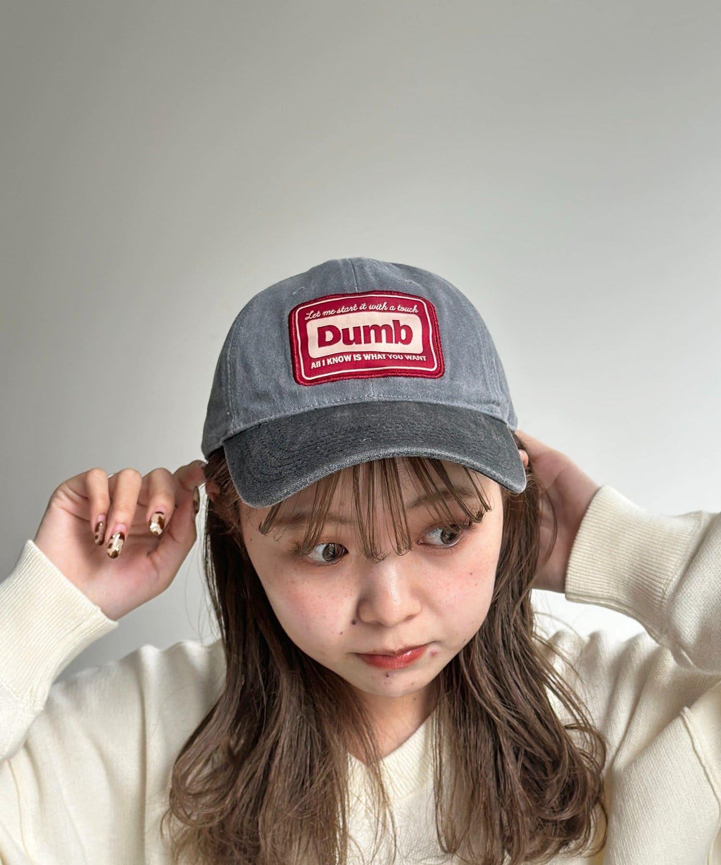 顏料染拼色棒球帽