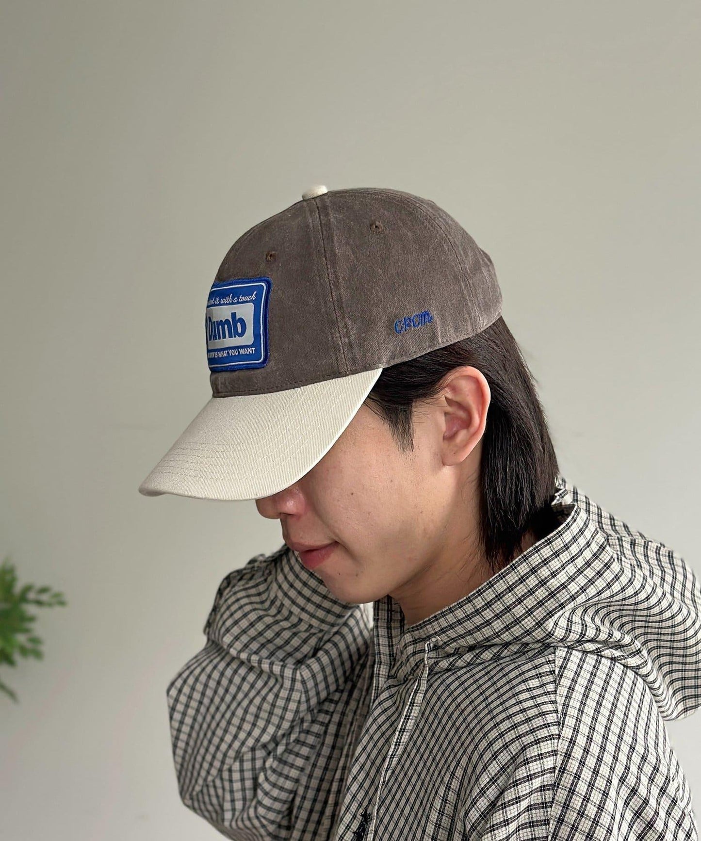 顏料染拼色棒球帽