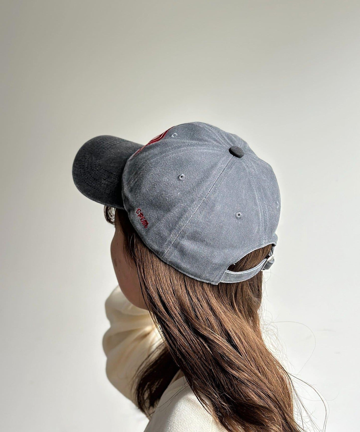 顏料染拼色棒球帽