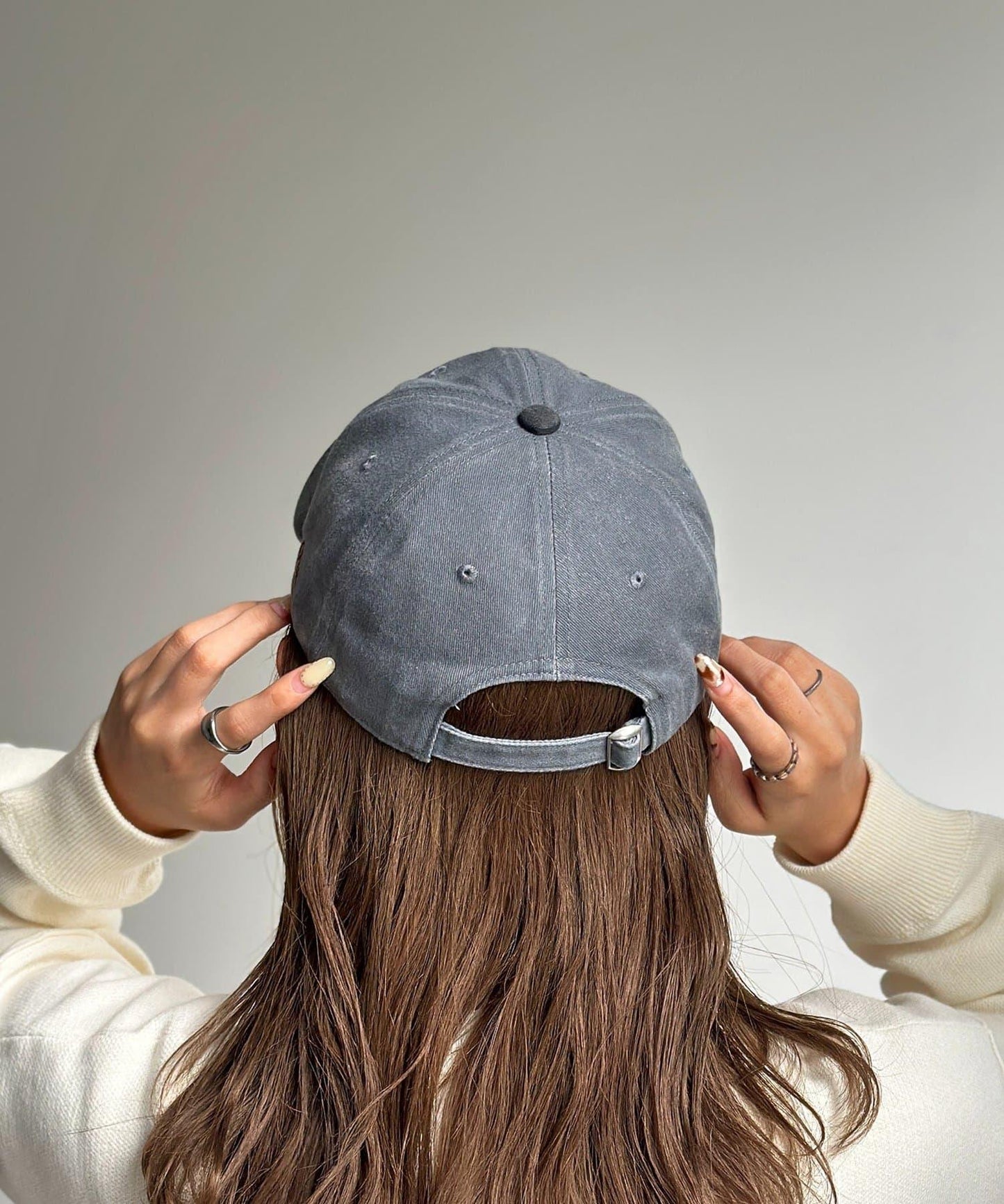 顏料染拼色棒球帽