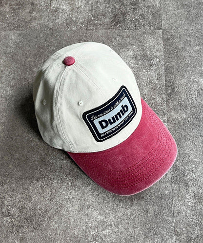 顏料染拼色棒球帽