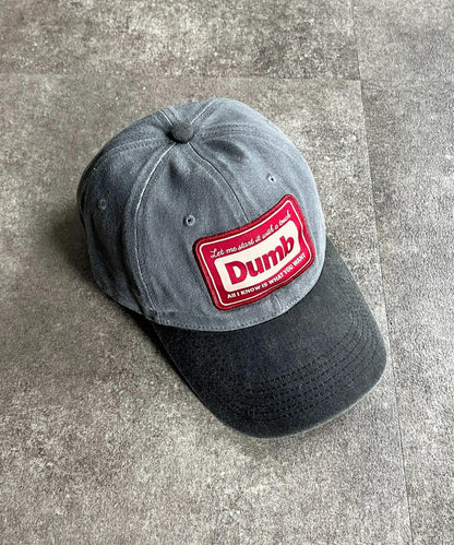 顏料染拼色棒球帽