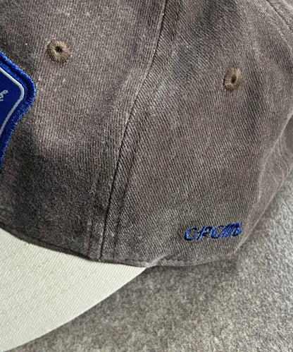 顏料染拼色棒球帽