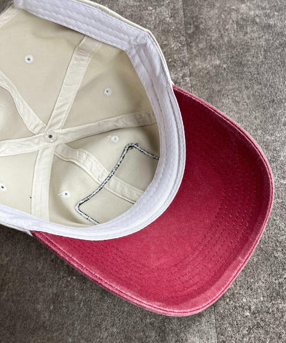 顏料染拼色棒球帽