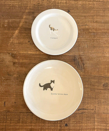 貓圖案 20cm 餐盤