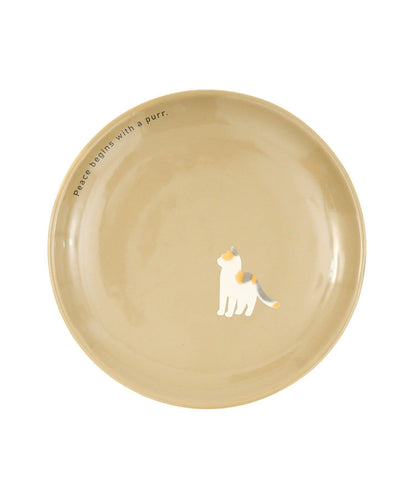 貓圖案 20cm 餐盤