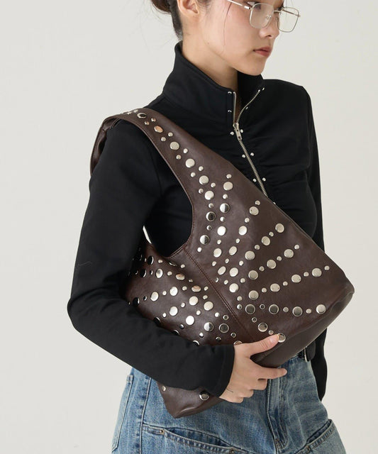 RADIAL DOT PATTERN BAG