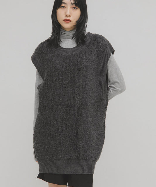 2WAY 針織背心造型 迷你連衣裙