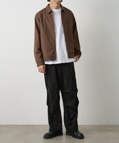 可成套搭配 舒適斜紋 拉鍊襯衫