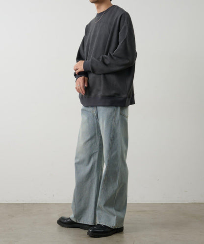 可成套搭配 合成麂皮 圓領 上衣