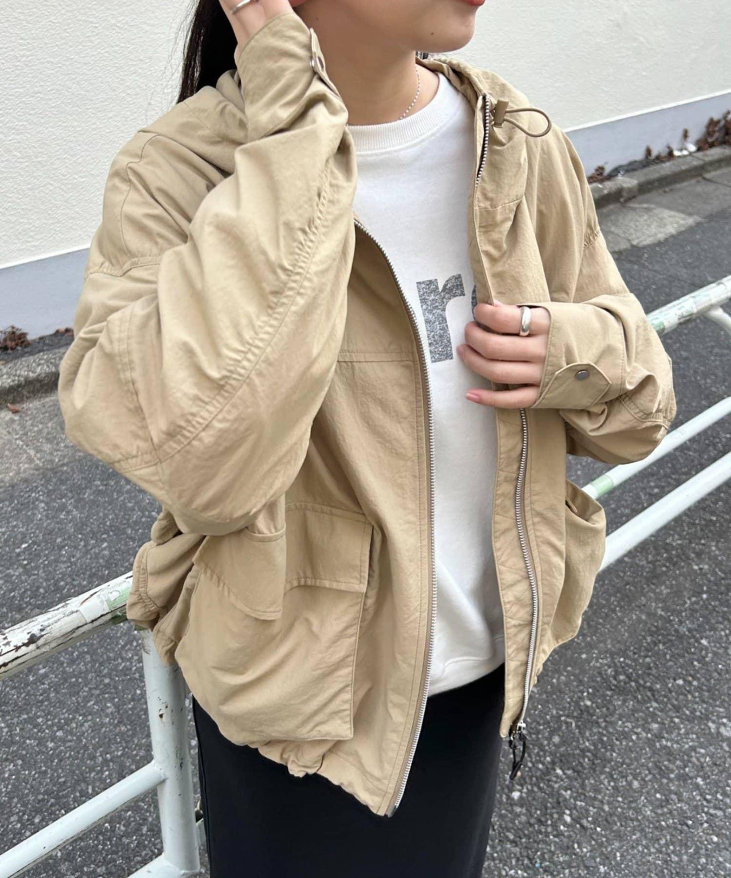 FRIPIER 寬鬆版戶外連帽外套