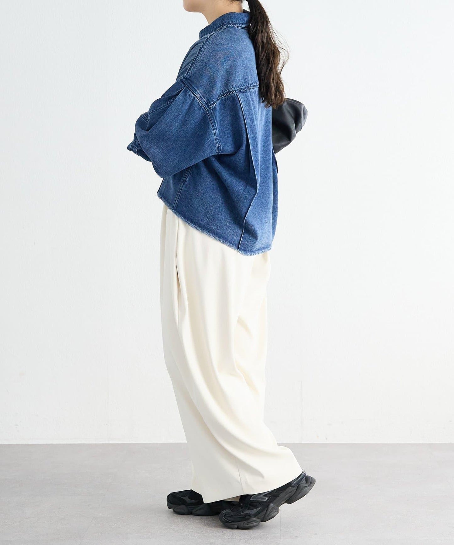 《FRIPIER》 毛邊牛仔襯衫