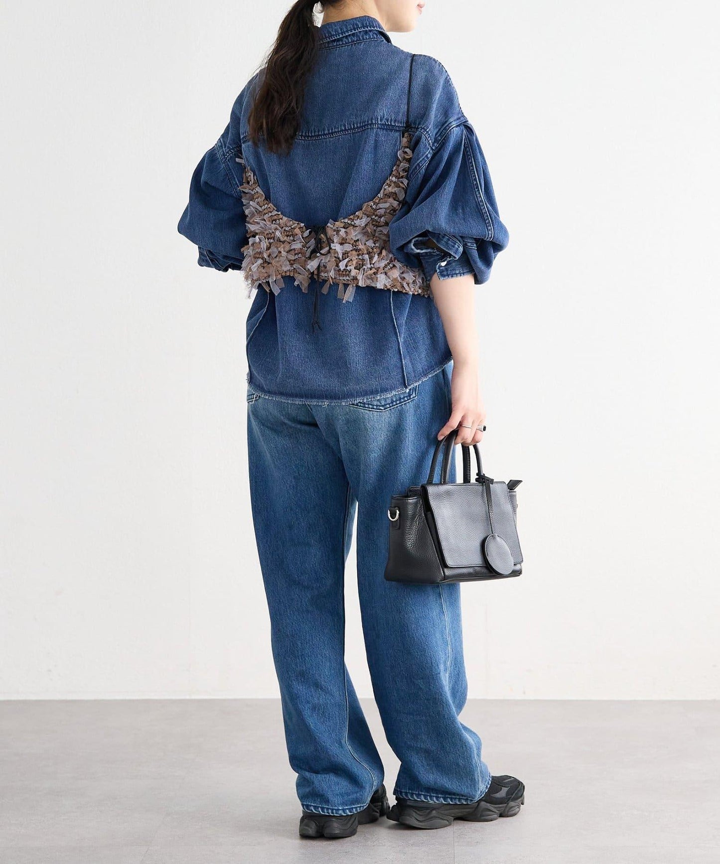 《FRIPIER》 毛邊牛仔襯衫