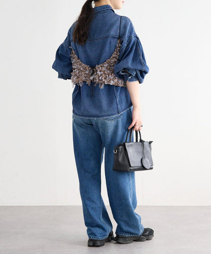 《FRIPIER》 毛邊牛仔襯衫