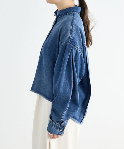 《FRIPIER》 毛邊牛仔襯衫