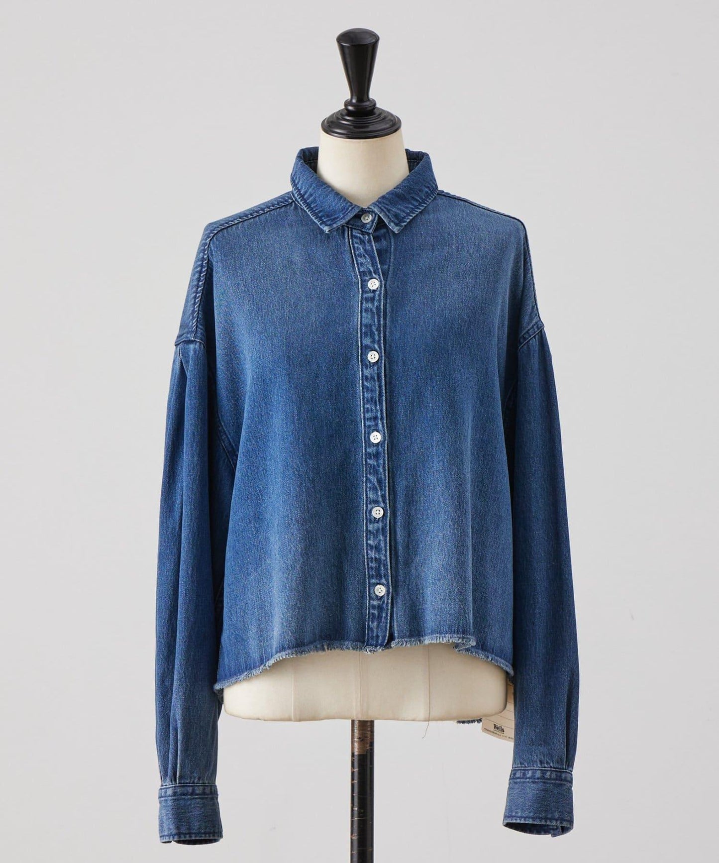 《FRIPIER》 毛邊牛仔襯衫