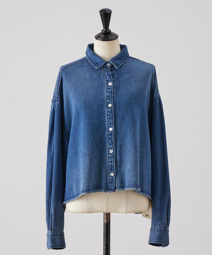 《FRIPIER》 毛邊牛仔襯衫
