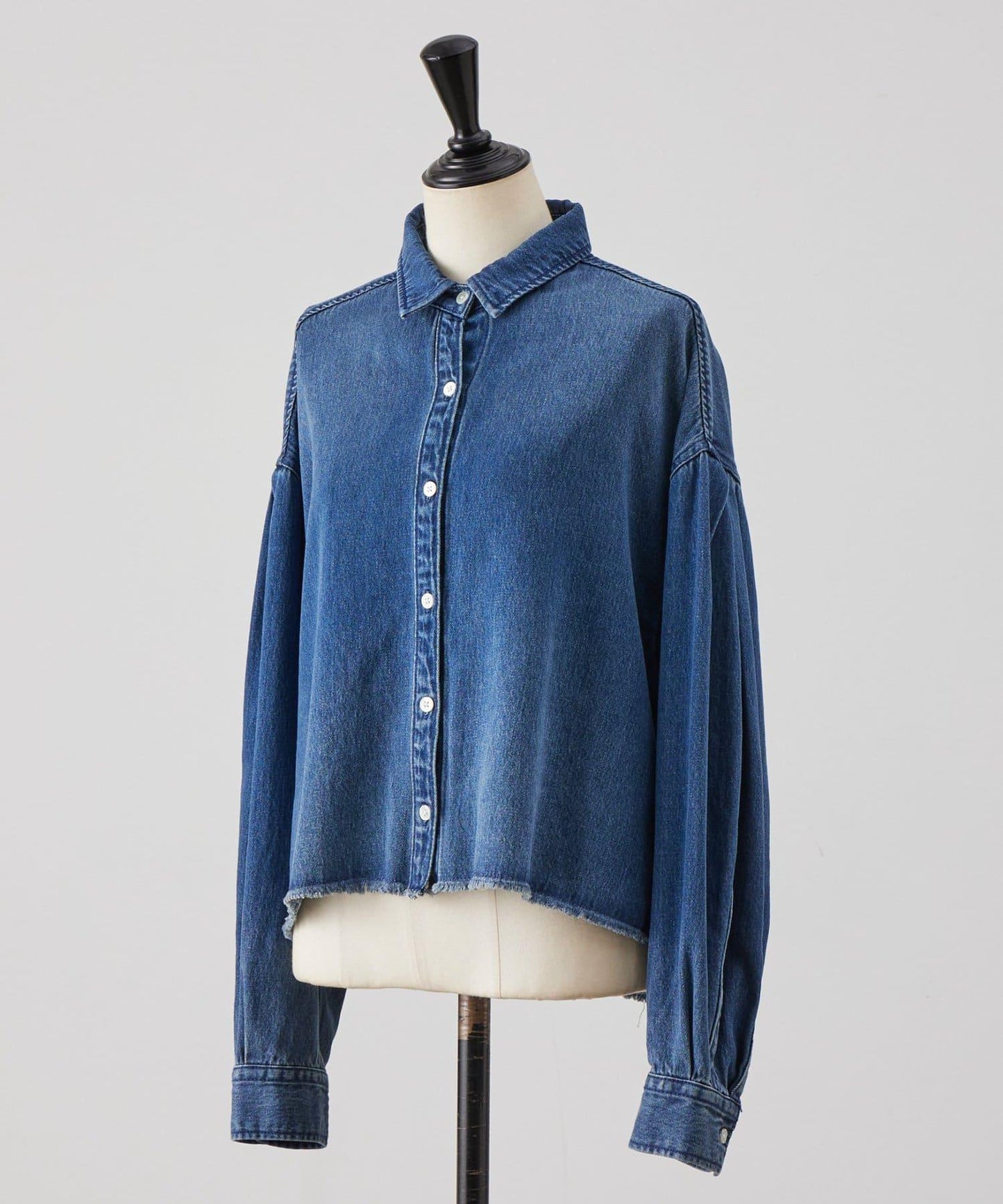 《FRIPIER》 毛邊牛仔襯衫