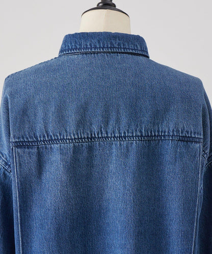 《FRIPIER》 毛邊牛仔襯衫