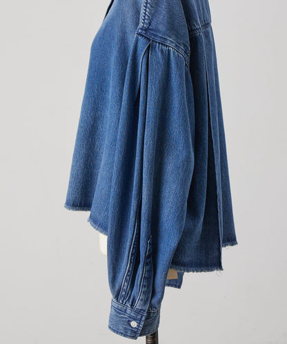 《FRIPIER》 毛邊牛仔襯衫