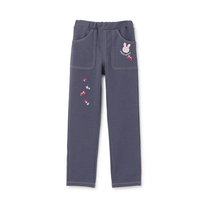 兔子刺繡 針織彈力打底褲