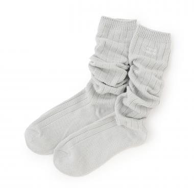 Logo配色寬鬆襪子