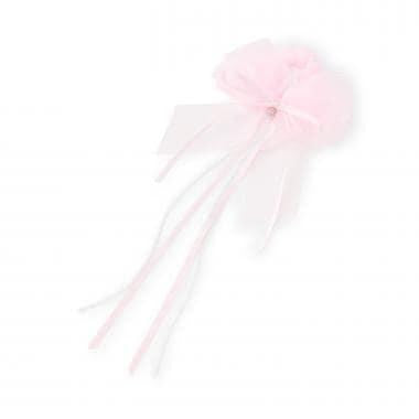 歐根紗蝴蝶結髮圈