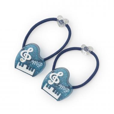 鋼琴圖案 發繩 2個套裝