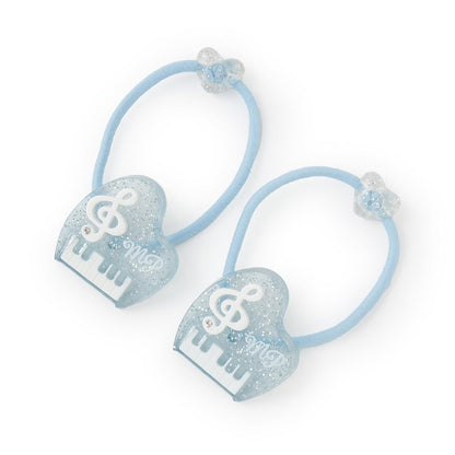 鋼琴圖案 發繩 2個套裝