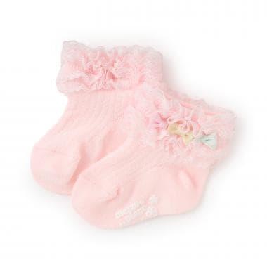 蕾絲蝴蝶結設計 襪子