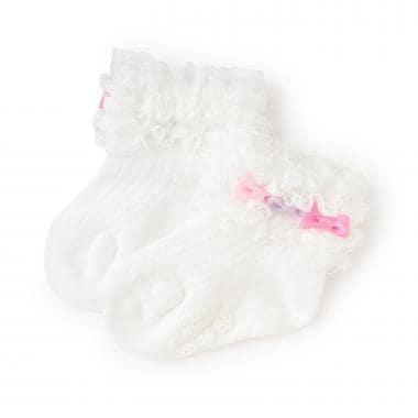 蕾絲蝴蝶結設計 襪子