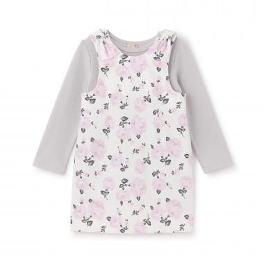 肩部蝴蝶結設計 吊帶裙套裝