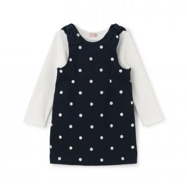 肩部蝴蝶結設計 吊帶裙套裝