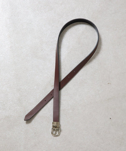 可翻轉扣頭皮革皮帶