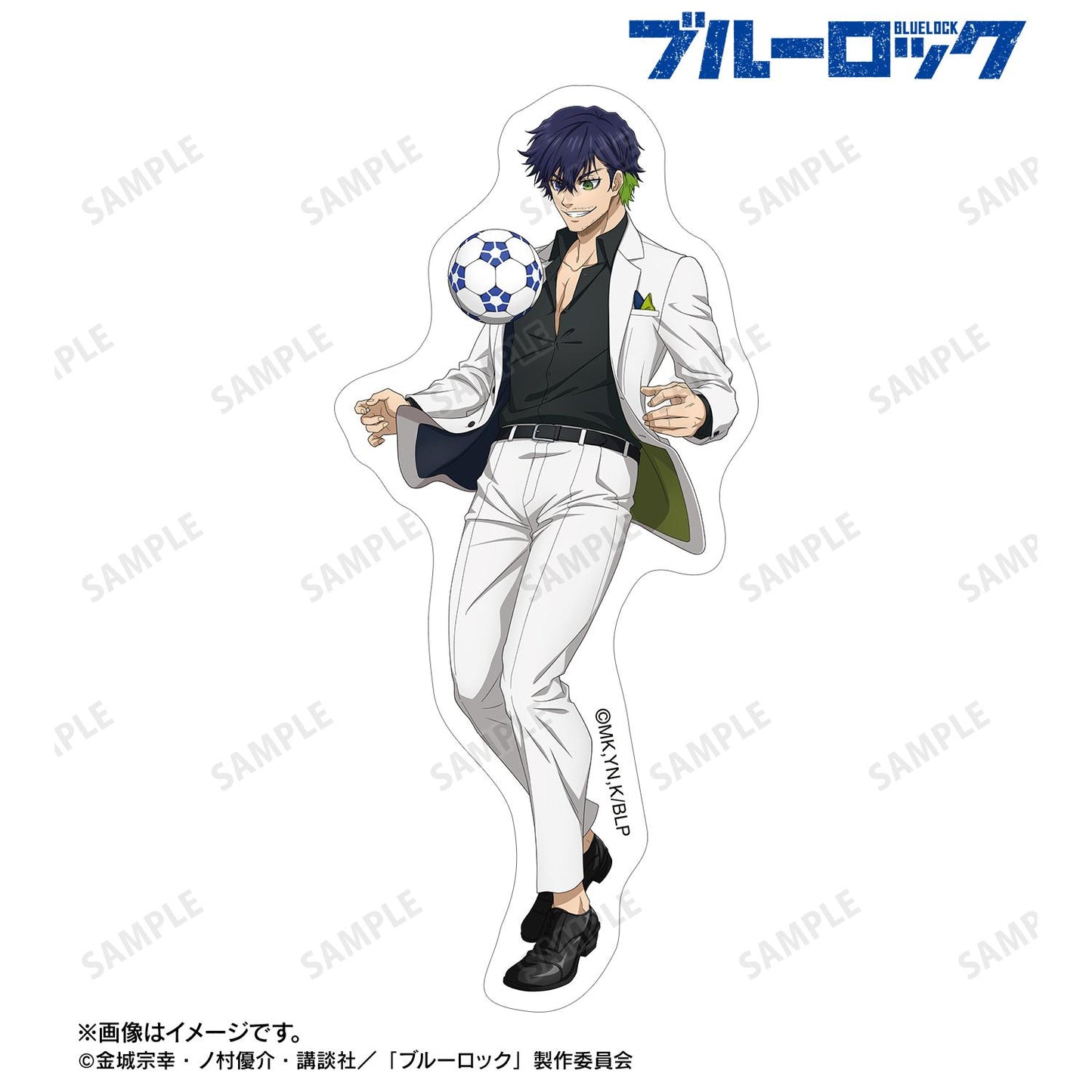 《藍色監獄》（藍色監獄） 西裝造型ver. 第二彈 オリヴァ・愛空 輪廓貼紙