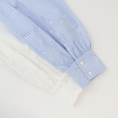 刺繡設計 針織背心與襯衫套裝