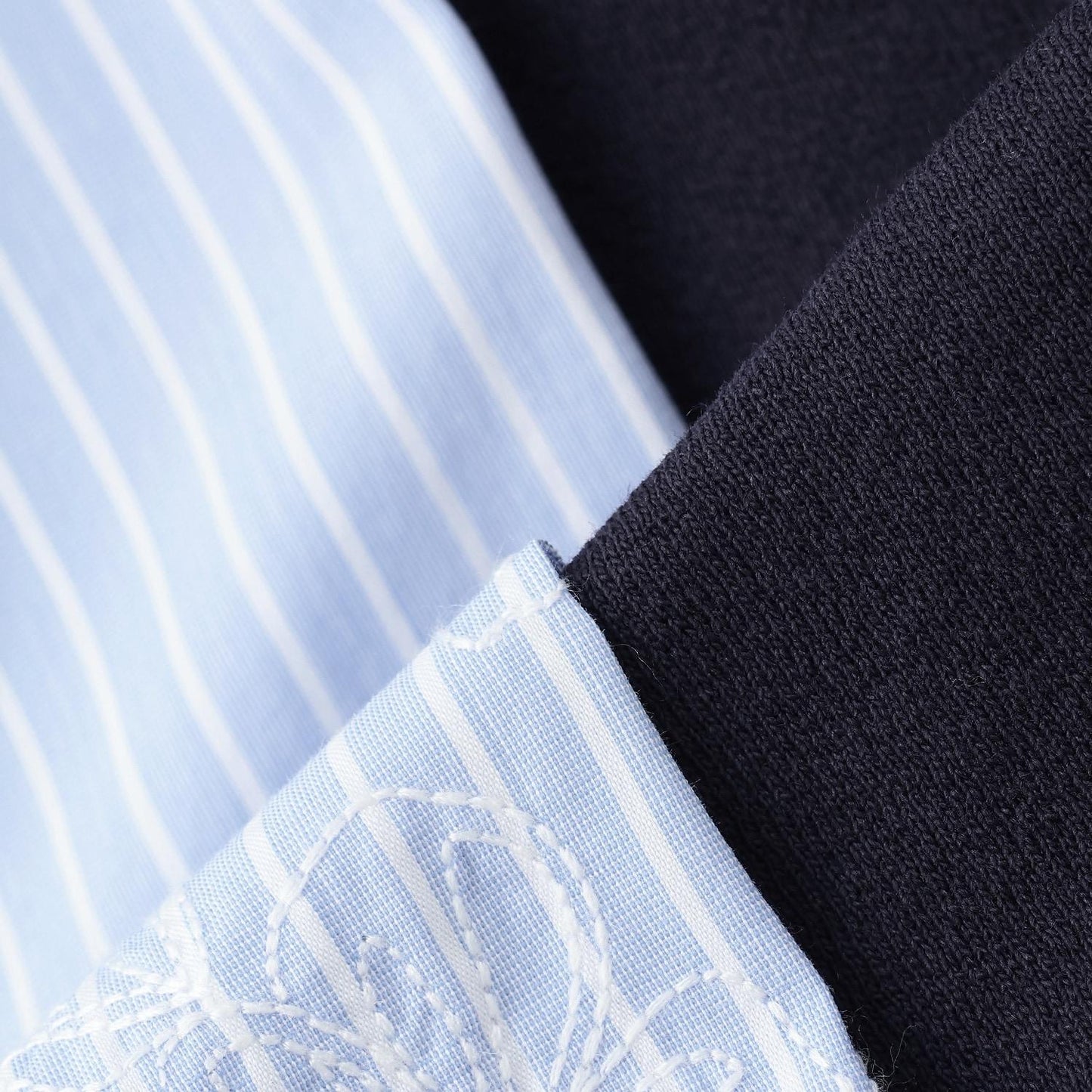 刺繡設計 針織背心與襯衫套裝