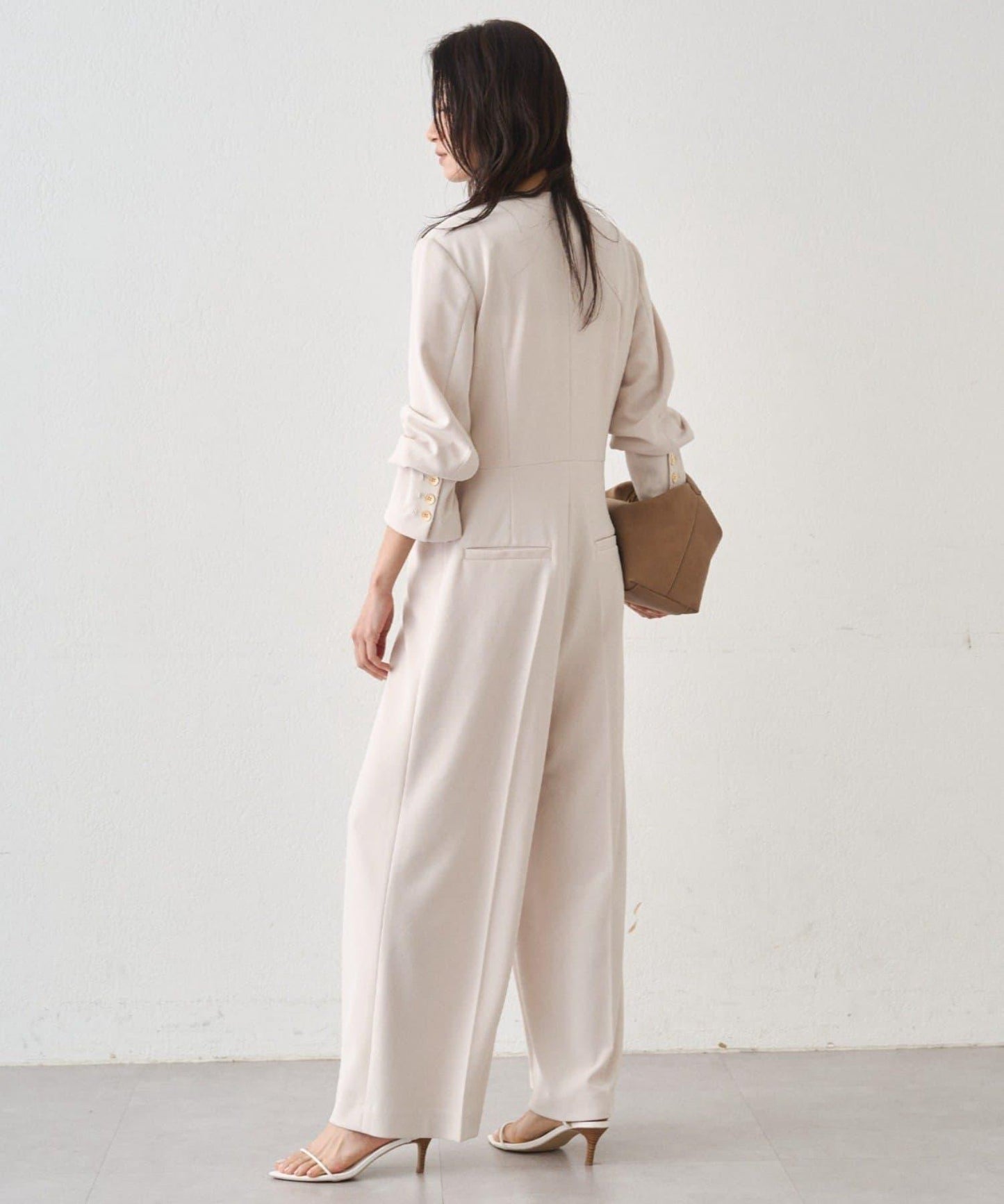 Atelier N5/アトリエヌメロサンク 無領連體褲