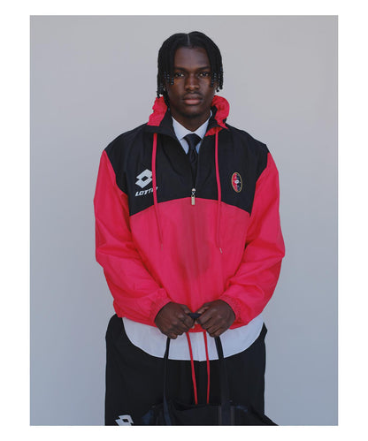 LOTTO 拼色 半開拉鍊 夾克外套