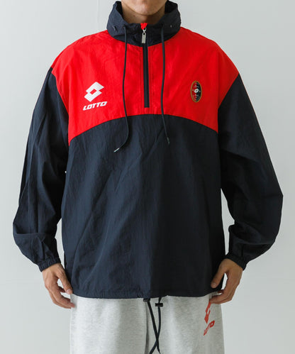 LOTTO 拼色 半開拉鍊 夾克外套