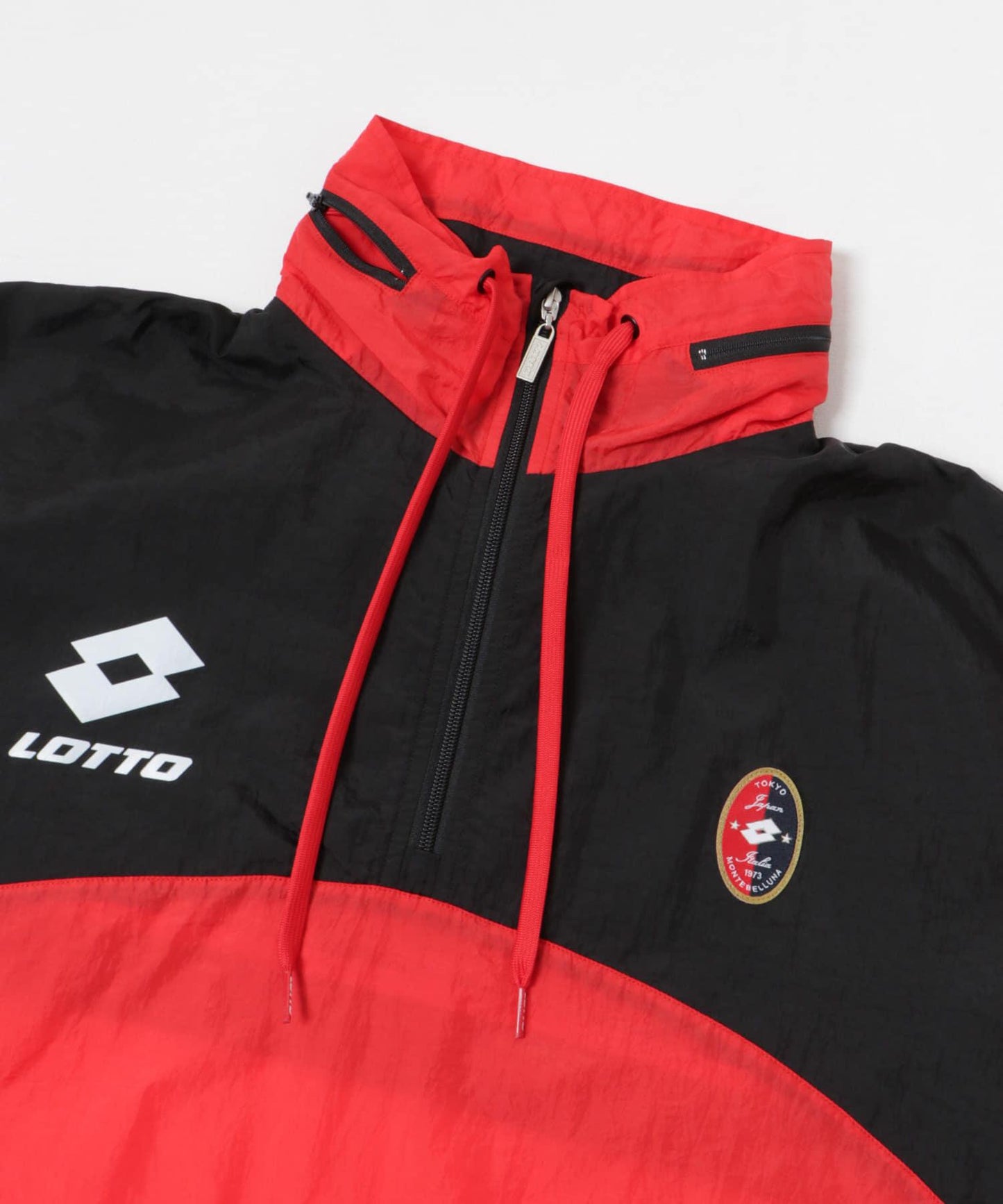 LOTTO 拼色 半開拉鍊 夾克外套