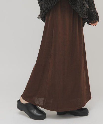 亮面鬆緊半身裙