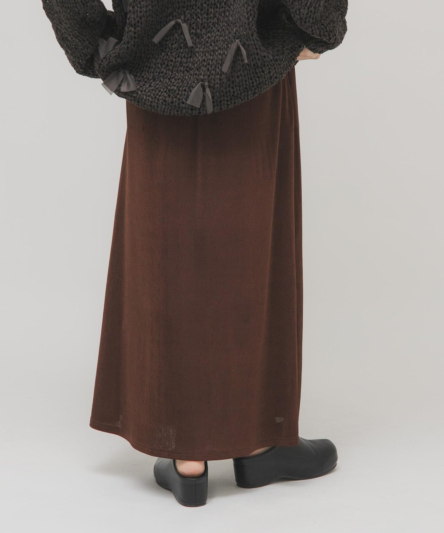 亮面鬆緊半身裙