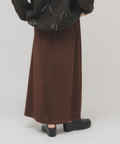 亮面鬆緊半身裙