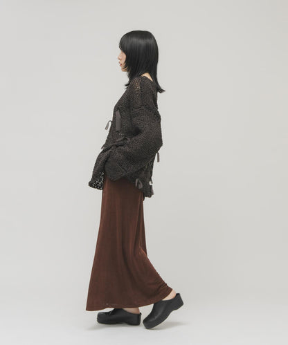 亮面鬆緊半身裙