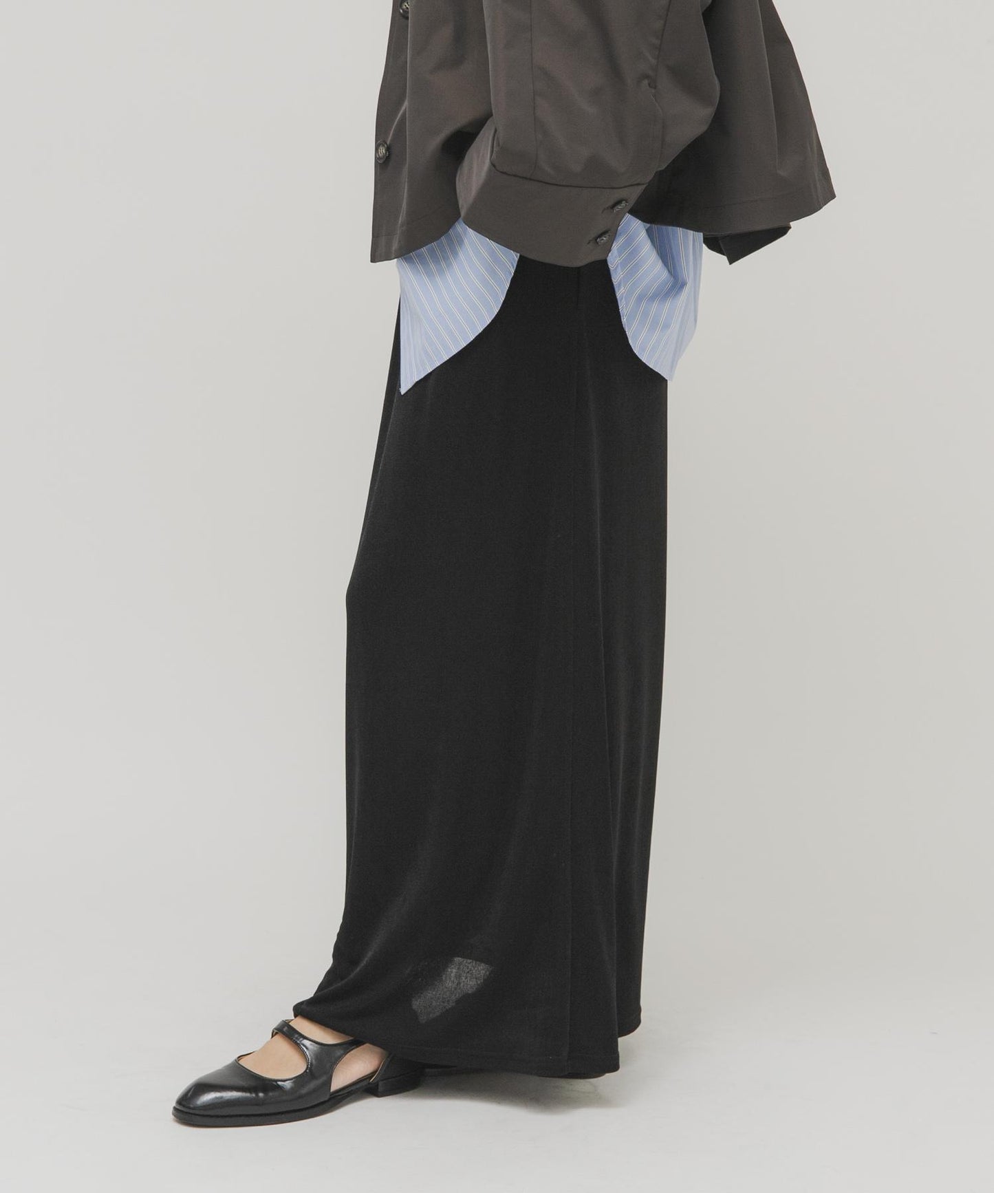 亮面鬆緊半身裙