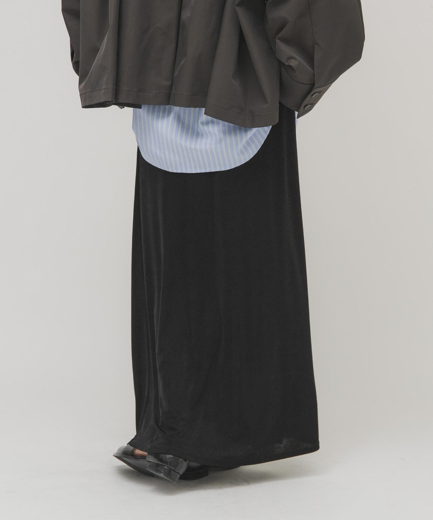 亮面鬆緊半身裙